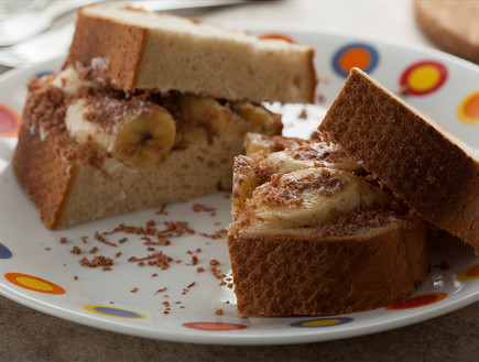 לחם בננה שוקולד (צילום: אפיק גבאי, אוכל עם ברק)