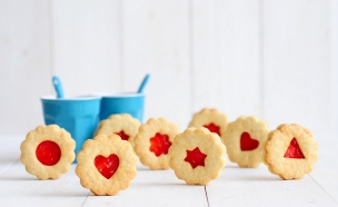 עוגיות ריבה (צילום: שרית נובק - מיס פטל, אוכל טוב)
