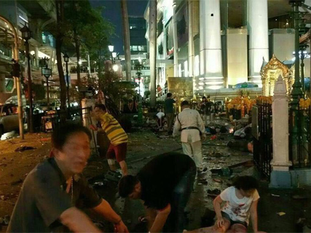פיצוץ בתאילנד, בנגקוק (צילום: חדשות 2)
