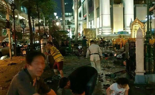 פיצוץ בתאילנד, בנגקוק (צילום: חדשות 2)