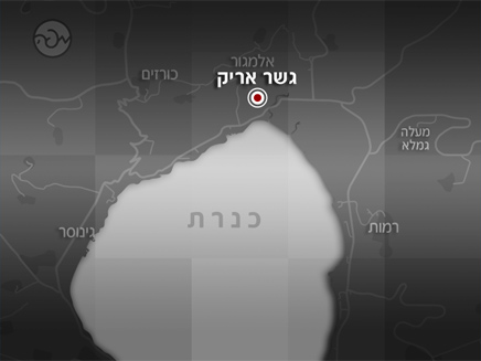 גשר אריק בכנרת (צילום: חדשות 2)