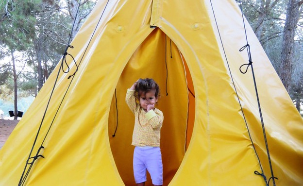 ילדים באוהל (צילום: לילי שרצקי אלמליח)