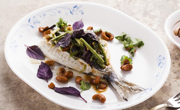 דג בדבש ומיסו לבן