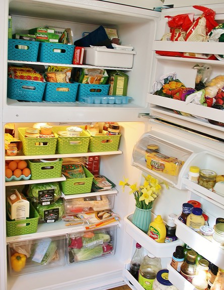 סדר במקרר, המשרד נכנס למקרר. (צילום: theglamoroushousewife.com)