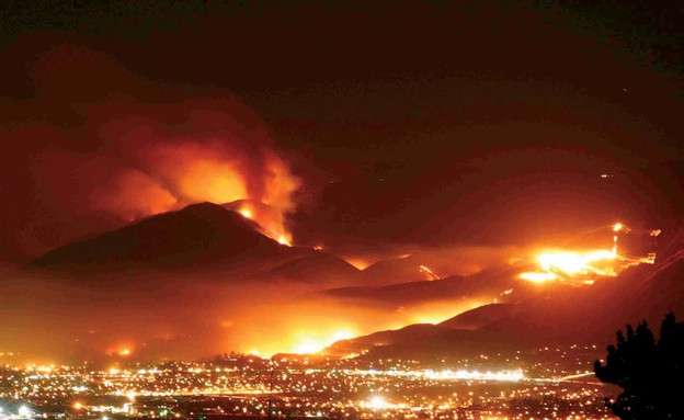 שריפות בקליפורניה (צילום: Chris Doolittle)