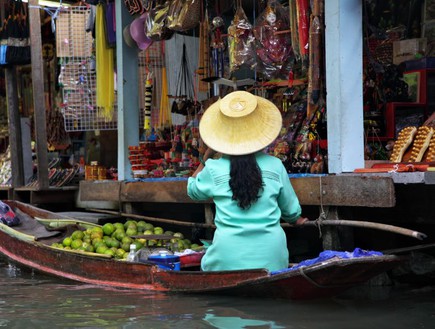 בנגקוק, חנות על סירה (צילום: אימג'בנק / Thinkstock)