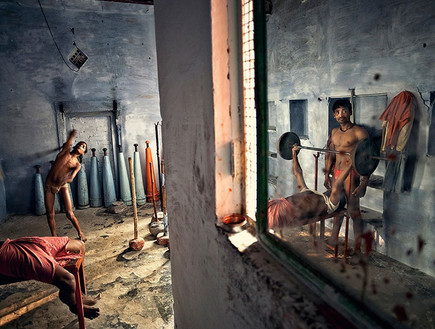 חדר כושר בהודו (צילום: התמונות באדיבות Matjaz Krivic)