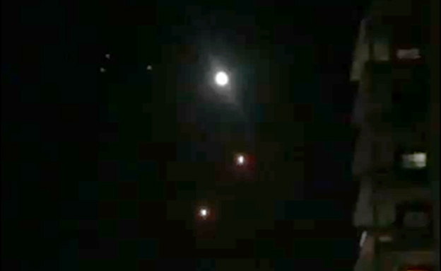 יירוט הרקטה ששוגרה לעבר אשדוד, אמש (צילום: אלי אדרי)