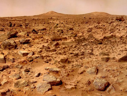 פני המאדים (צילום: NASA)