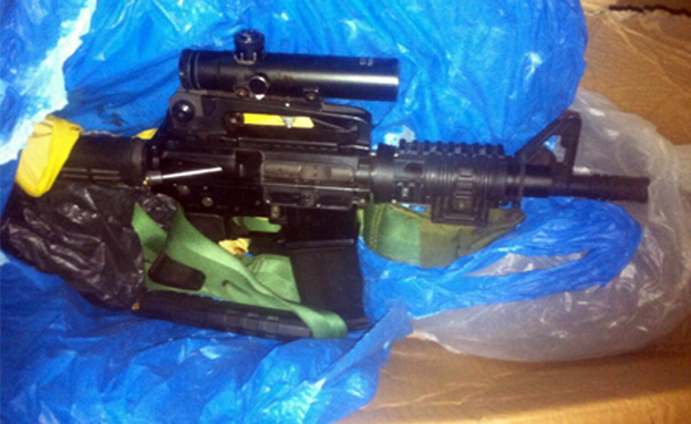 הנשק ששימש ע"פ החשד לרצח הזוג הנקין (צילום: תקשורת שב"כ)