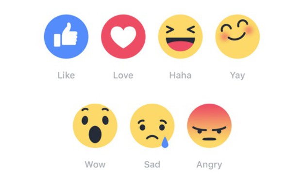 Facebook Reactions (איור:  Photo by Flash90, פייסבוק)