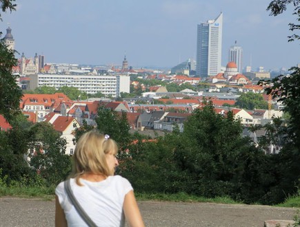 לייפציג, תצפית על העיר (צילום: לירון מילשטיין)