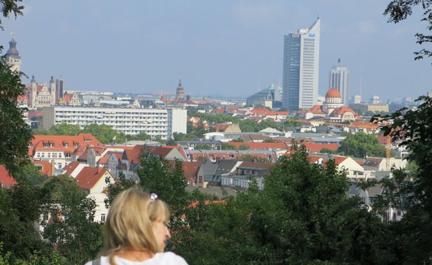 לייפציג, תצפית על העיר (צילום: לירון מילשטיין)
