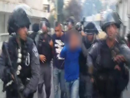 מעצר בנצרת, היום (צילום: חדשות 2)