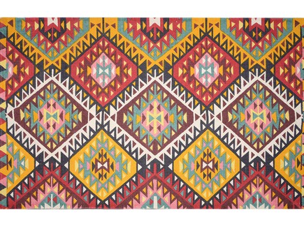 עיצוב מקסיקני, פוקס הום, שטיח.  (צילום: אפרת אשל)