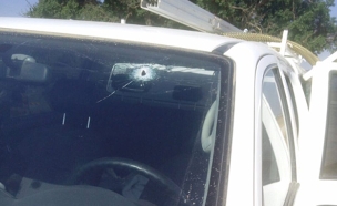 קליע נורה לעבר רכב סמוך לגבול עזה (ארכיון)