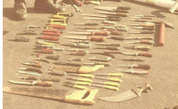 הסכינים (צילום: דובר צה