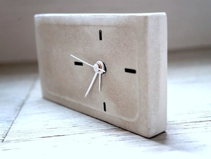 איביי, טרנדי במיוחד שעון בטון שולחני (1) (צילום: ebay)