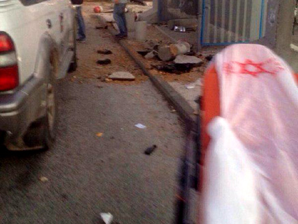 זירת הפיגוע בגוש עציון, נובמבר 2014 (צילום: חדשות 2)