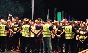 הזנקת מרוץ הלילה בתל אביב (צילום: חדשות 2)