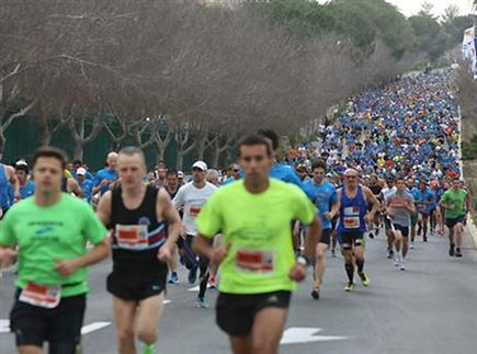 יום חגיגי להעלאת המודעות לחשיבות ההליכה (פלאש 90) (צילום: ספורט 5)