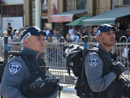 הימים שעוברים על כוחות הביטחון (צילום: משטרת ישראל)