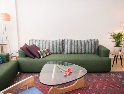 רחל ורשבסקי, ספה בסלון (5) (צילום: נטלי שור)