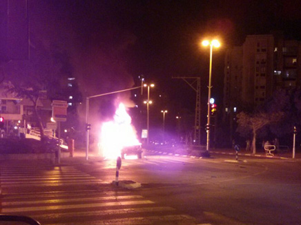 פיצוץ ברכב, חיסול באשדוד (צילום: חדשות 2)