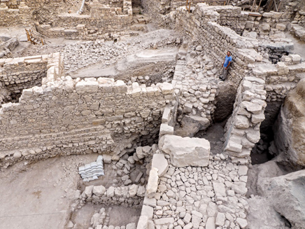 הממצאים המרגשים בירושלים (צילום: אסף פרץ, רשות העתיקות)