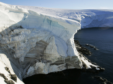 ליבות הקרח עברו עיבוי (צילום: רויטרס)