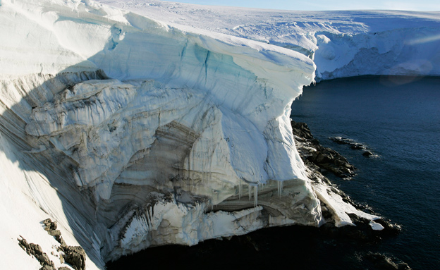 ליבות הקרח עברו עיבוי (צילום: רויטרס)