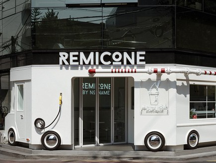 תחרות עיצוב, בית קפה לוהט בקוריאה, עיצוב Betwin Space Design