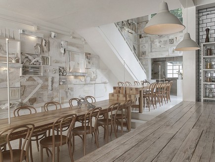 תחרות עיצוב, המסעדה האמריקנית המנצחת,  Hueso  במקסיקו עיצוב Cadena