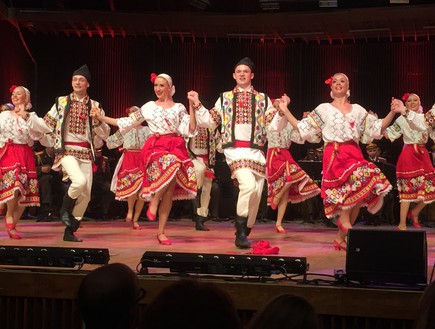 מקהלת הצבא האדום בהופעה, נובמבר 2015 (צילום: יאיר ניקוליבסקי)
