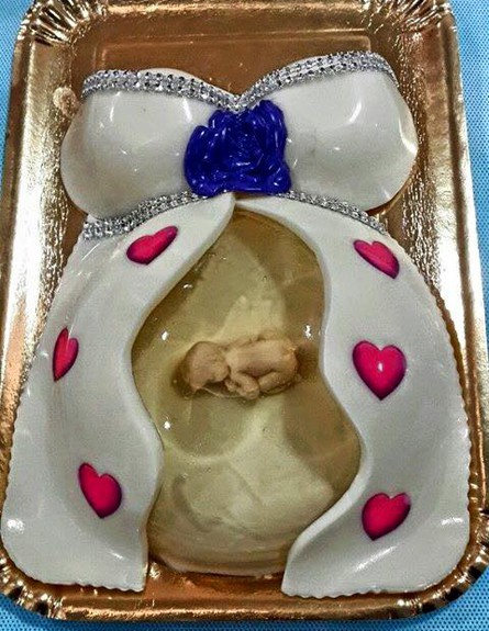 עוגת היריון של ליאת ברתור (צילום: ליאת ברתור)