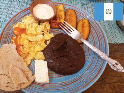 ארוחת בוקר בגואטמלה (צילום: yahoo)