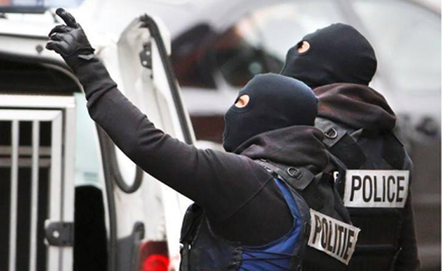 מעצרים בבלגיה (צילום: רויטרס)