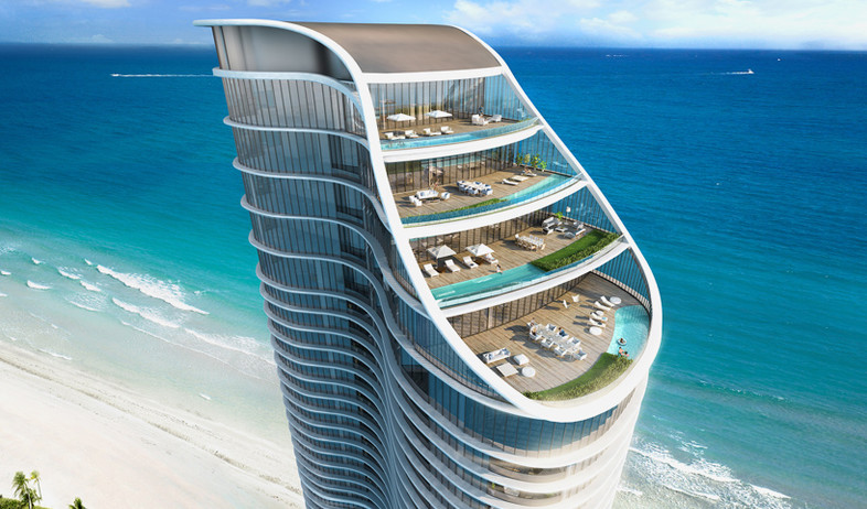 ריץ בפלורידה  (צילום: ritz-carlton residences, sunny isles beach)