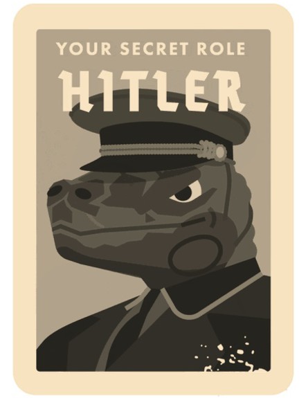 הקלף של היטרל ב-Secret Hitler