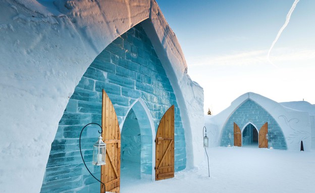 מלון קרח בקנדה (צילום: Xdachez.com)