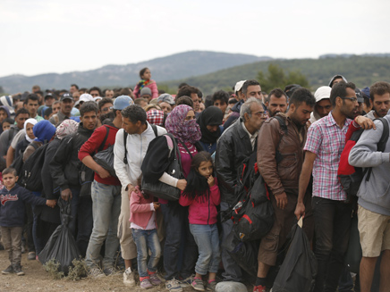 יותר מאלף מהגרים נעצרו (ארכיון) (צילום: רויטרס)