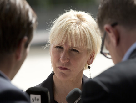 מרגוט וולסטרום, שרת החוץ של שבדיה (צילום: ap)