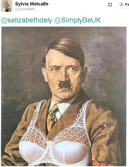 היטלר בחזייה (עיבוד: טוויטר)