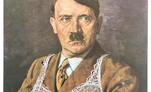 היטלר בחזייה (עיבוד: טוויטר)