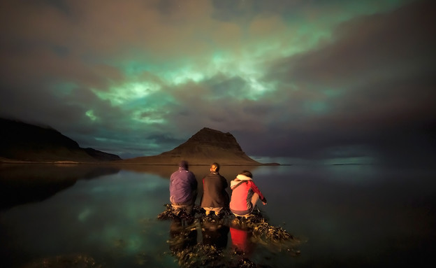 זוהר הקוטב באיסלנד (צילום: יואל שליין, Wild Travel)