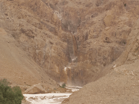 שיטפון במדבר יהודה (צילום: רותם קפלינסקי, mako חופש)