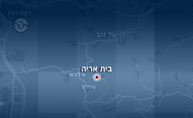 מפה בית אריה (צילום: מפה)