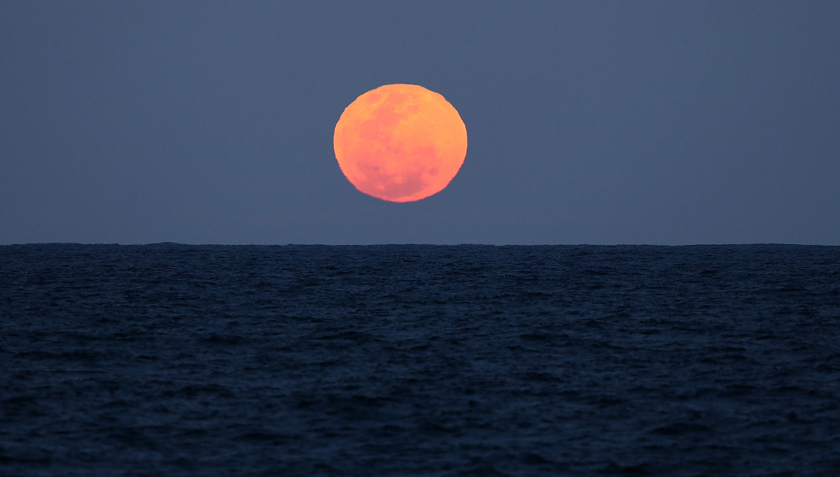 ליקוי ירח מלא באוסטרליה