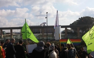 הפגנה קהילה טרנסית בכנסת (צילום: איתי שיקמן)