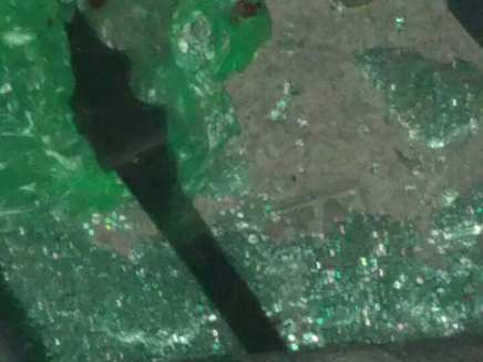 הסכין שנמצאה ברכבו של המחבל (צילום: חטיבת דובר המשטרה)